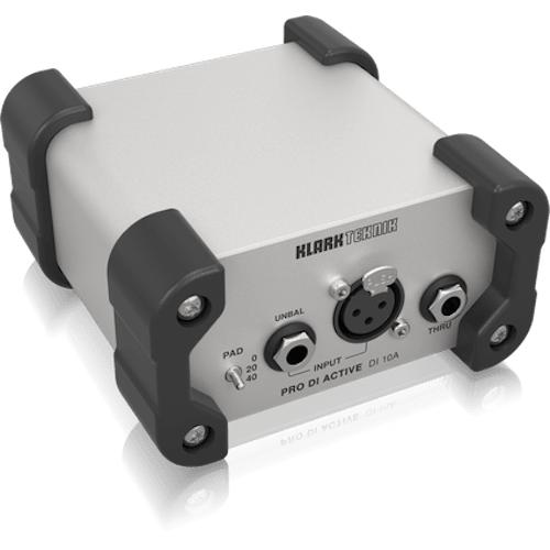Klark Teknik DI 10A Active DI Box with Midas Transformer-Cannon Sound And Light