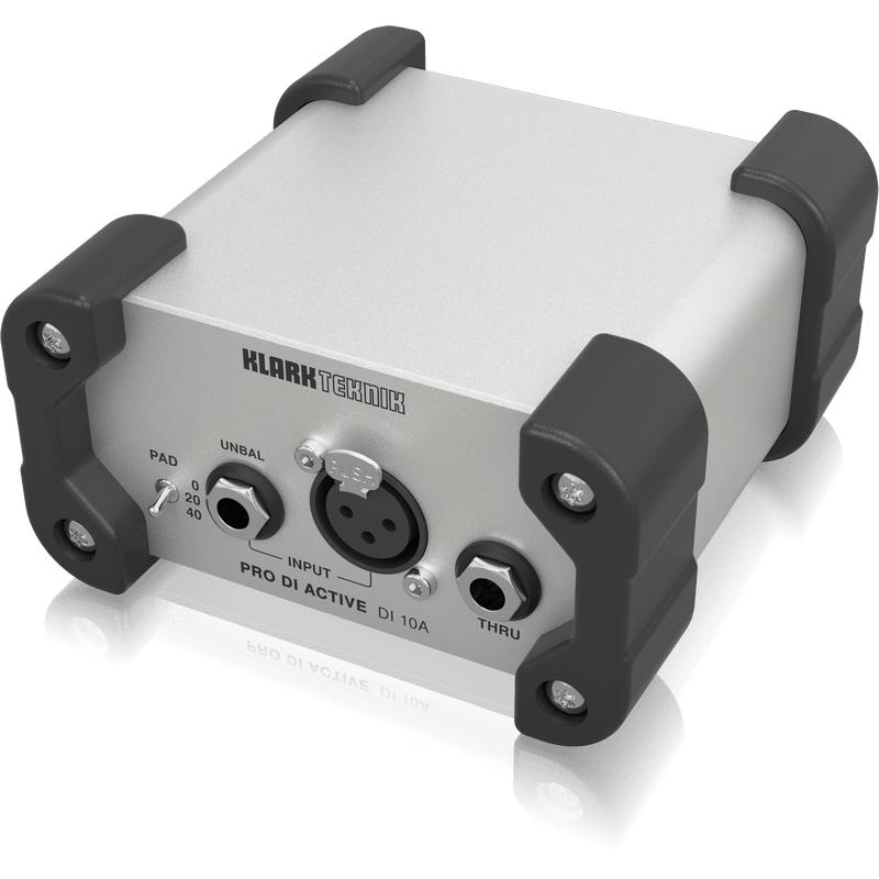 Klark Teknik DI 10A Active DI Box with Midas Transformer-Cannon Sound And Light