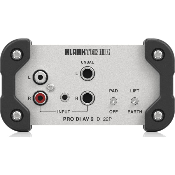 Klark Teknik DI 22P Passive Stereo DI Box-Cannon Sound And Light