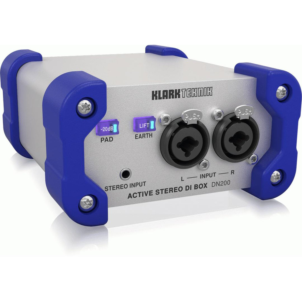 Klark Teknik DN200V2 Active Stereo DI Box-Cannon Sound And Light