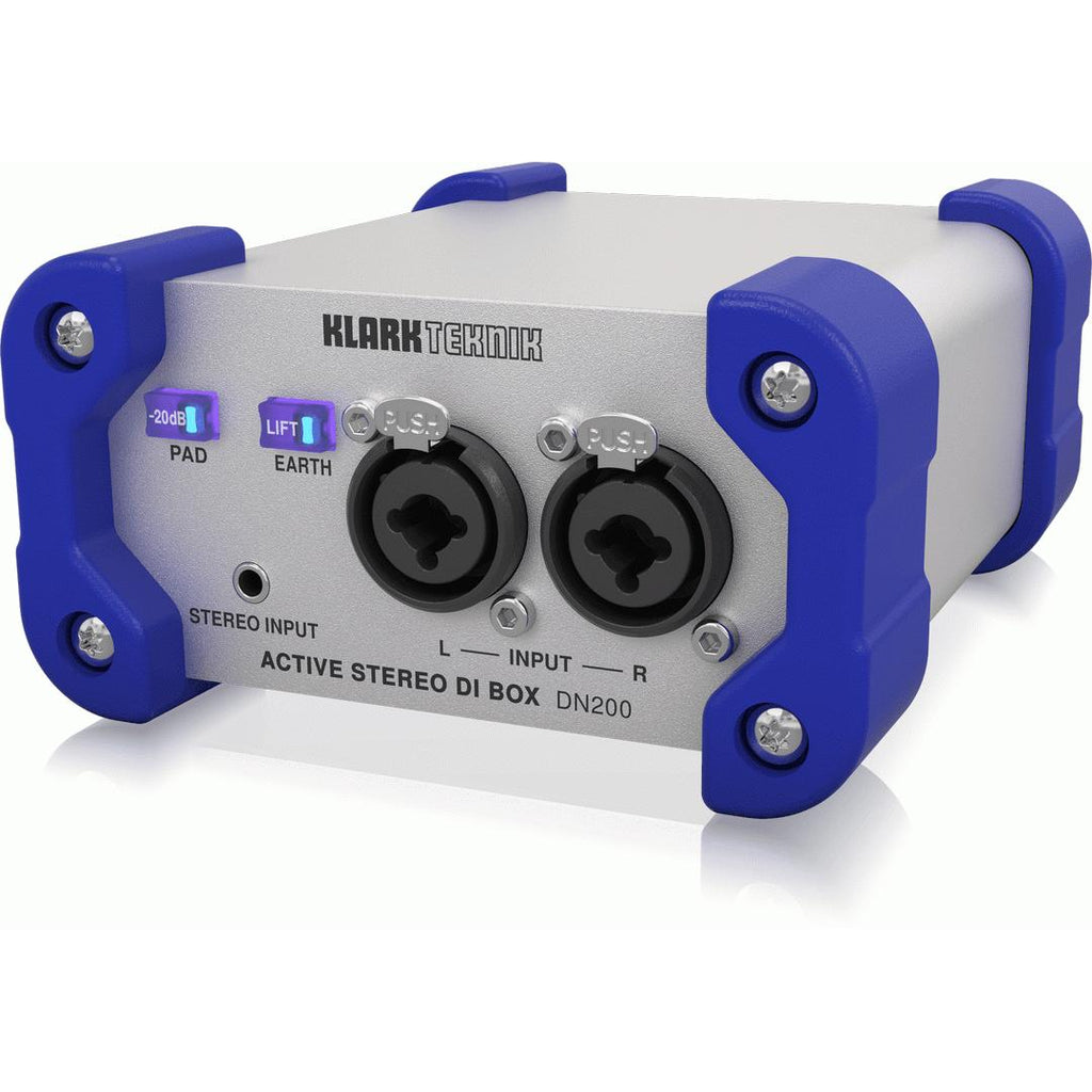 Klark Teknik DN200V2 Active Stereo DI Box-Cannon Sound And Light