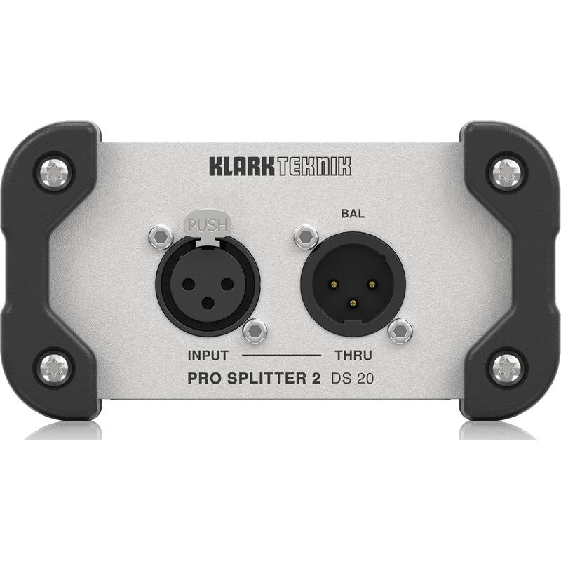 Klark Teknik DS 20 Passive 1-IN 2-Out Signal Splitter-Cannon Sound And Light