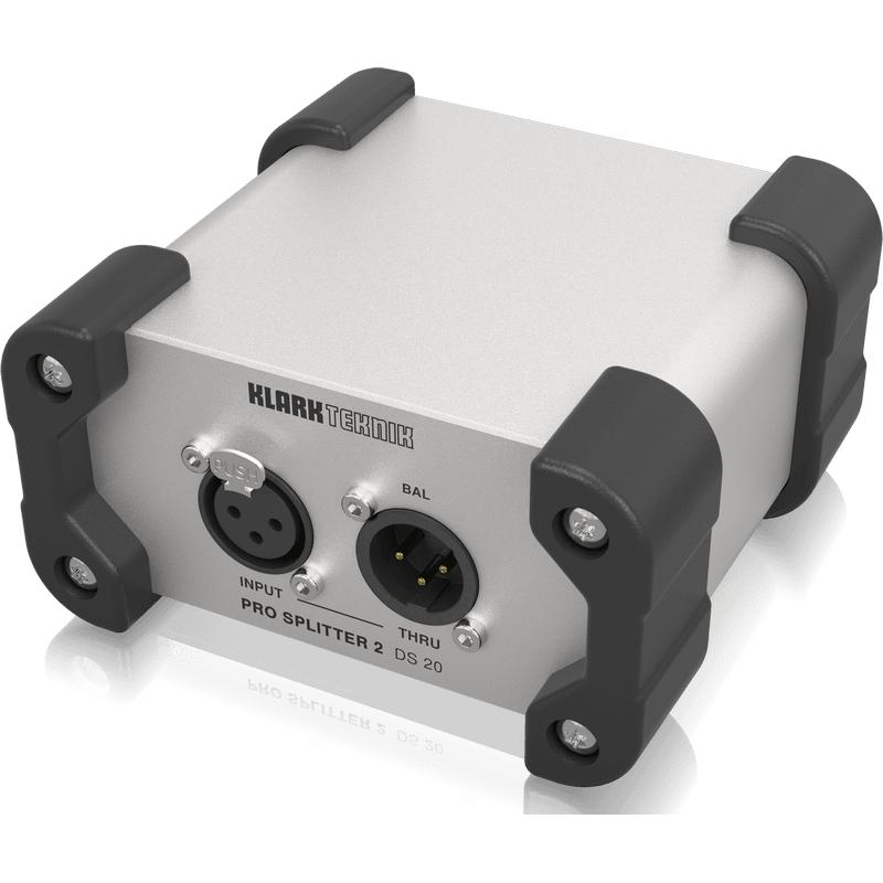 Klark Teknik DS 20 Passive 1-IN 2-Out Signal Splitter-Cannon Sound And Light