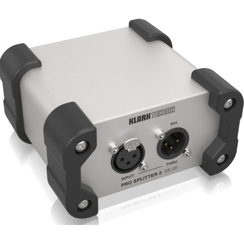 Klark Teknik DS 20 Passive 1-IN 2-Out Signal Splitter-Cannon Sound And Light