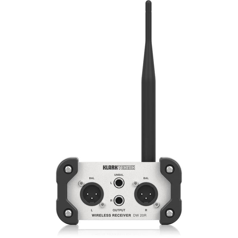 Klark Teknik DW 20R 2.4 GHz Wireless Stereo Receiver for High-Performance Stereo Audio Broadcasting-Cannon Sound And Light