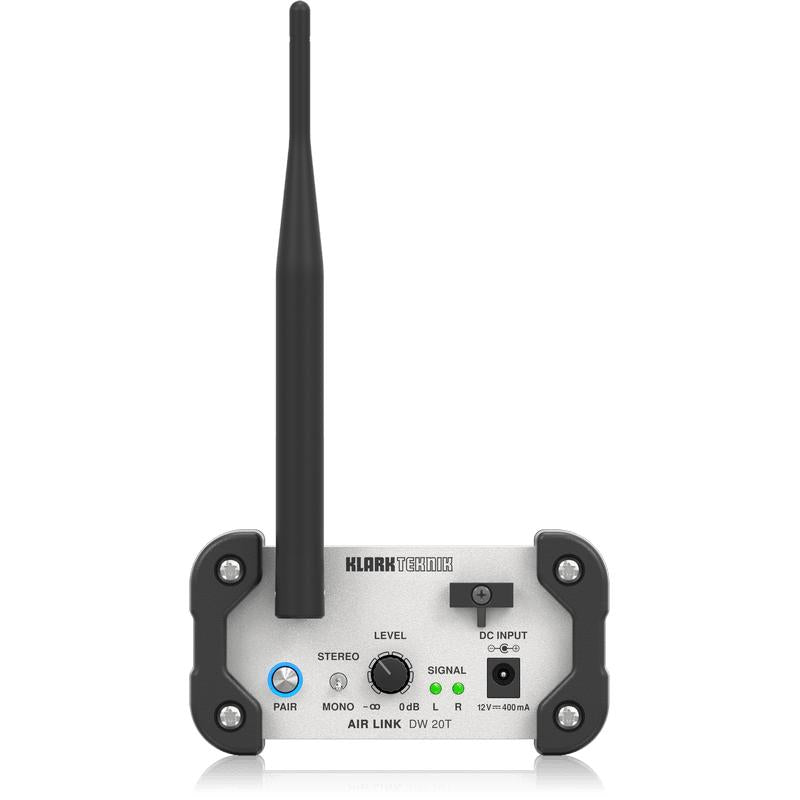 Klark Teknik DW 20T 2.4 GHz Wireless Stereo Transmitter for High-Performance Stereo Audio Broadcasting-Cannon Sound And Light