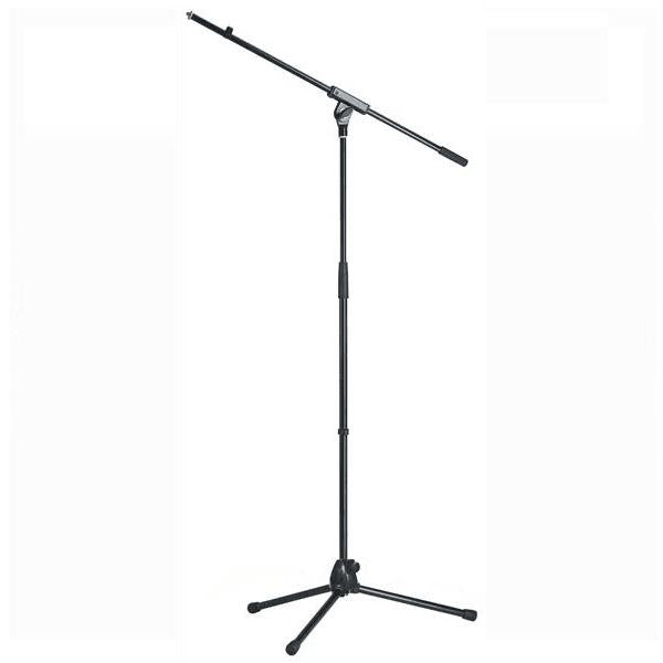 König & Meyer (K & M) 210/70 Classic Black Mic Stand with Boom-Cannon Sound And Light