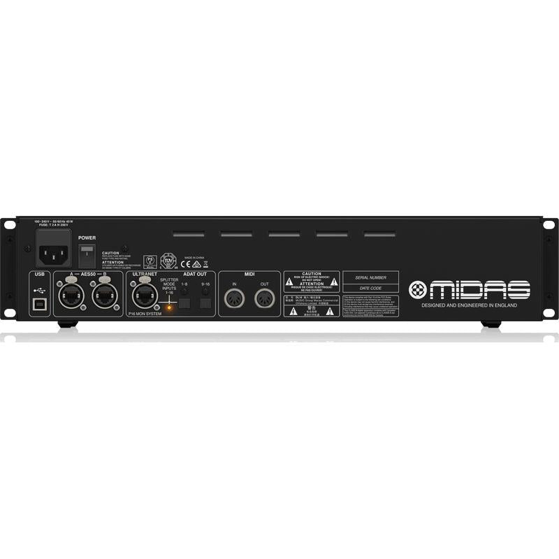 Midas DL16 16 Input, 8 Output Stage Box with 16 MIDAS Microphone Preamps-Cannon Sound And Light