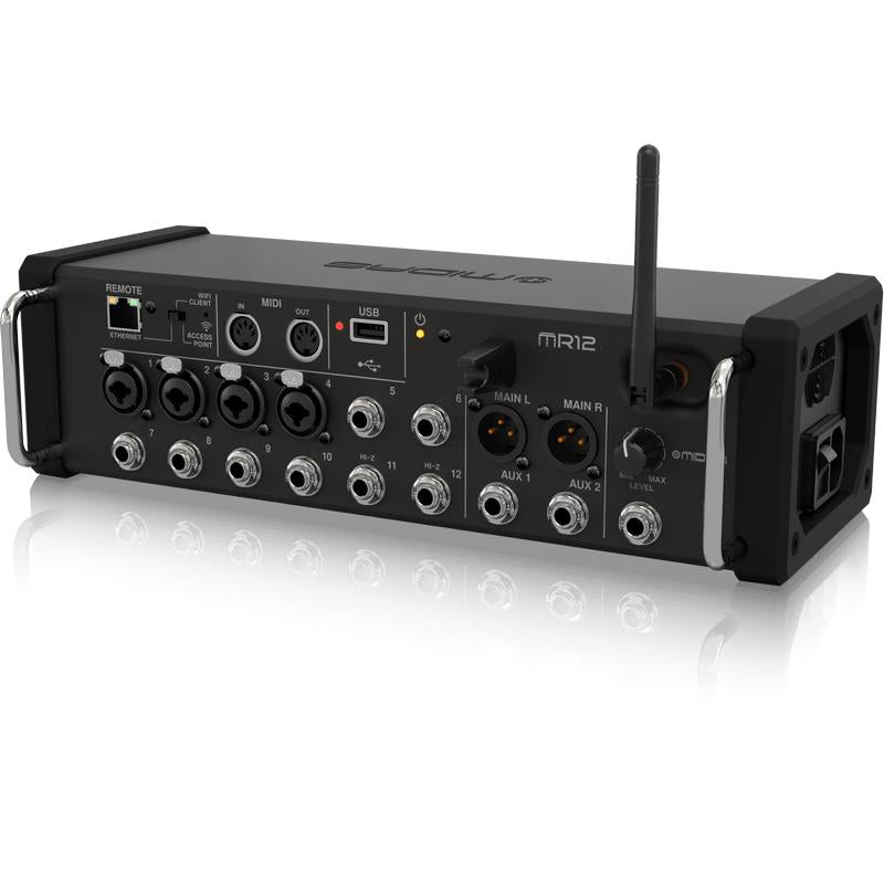 Midas MR12 12-Input Digital Mixer for iPad/Android Tablets-Cannon Sound And Light