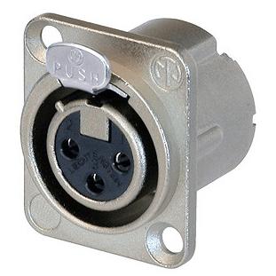 Neutrik NC3FD-L-X Female XLR Chassis Connector-Cannon Sound And Light