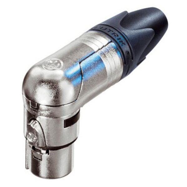 Neutrik NC3FRX 3-Pin Right Angle XLR Female Line Connector-Cannon Sound And Light