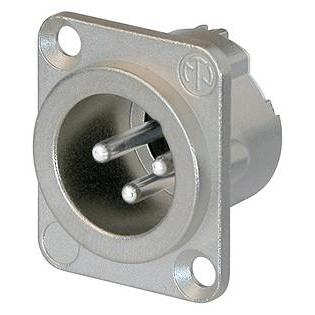 Neutrik NC3MD-L-X Male XLR Chassis Connector-Cannon Sound And Light