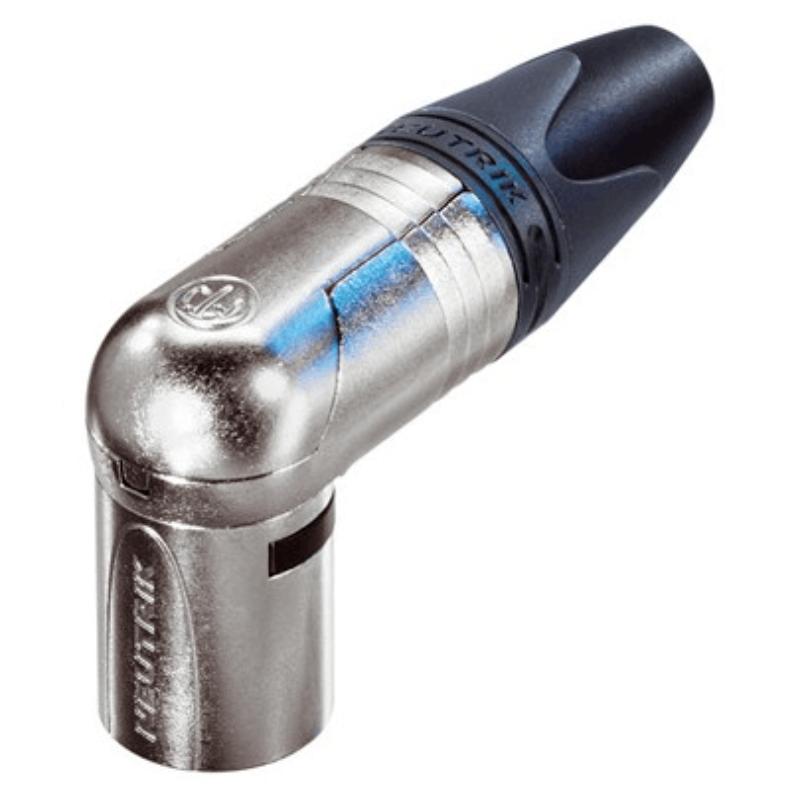 Neutrik NC3MRX 3-Pin Right Angle XLR Male Line Connector-Cannon Sound And Light