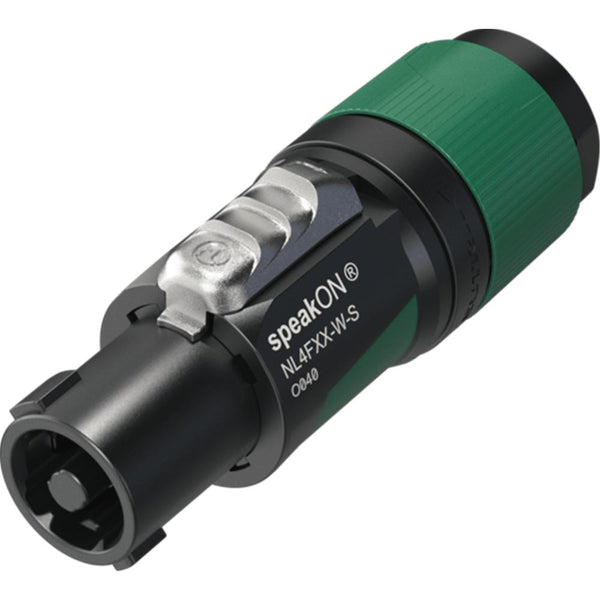 Neutrik NL4FXX-W-S 4-Pole Speakon Connector-Cannon Sound And Light