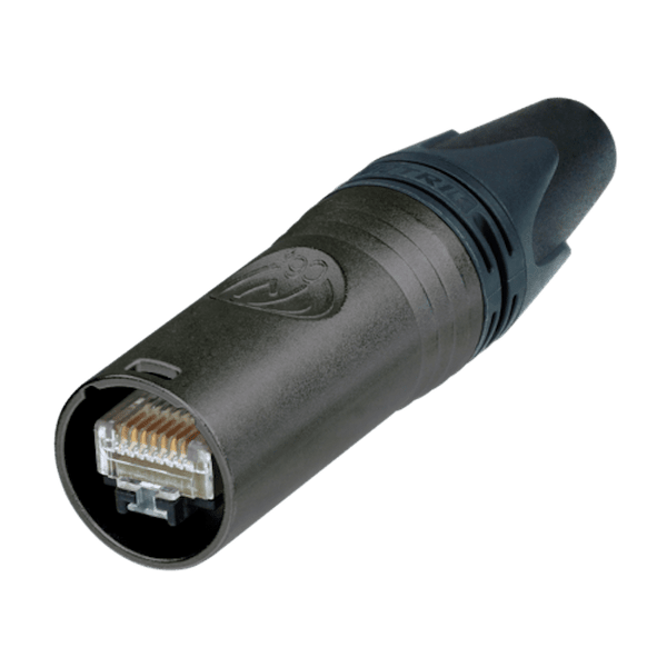 Neutrik NE8MX6-B etherCON CAT6A Black Cable Connector