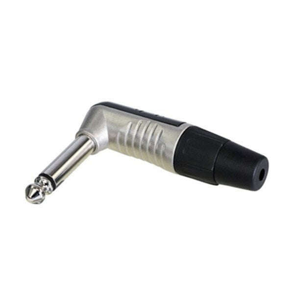 Neutrik Rean RP2RC 2-Pole 1/4 Inch Right Angle Nickel Phone Plug