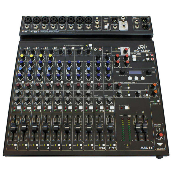 Peavey PV® 14 BT 14 Channel Compact Mixer with Bluetooth