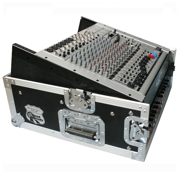 Road Ready RRM2U 10 Unit Slant Mixer Rack Plus 2U-Cannon Sound And Light