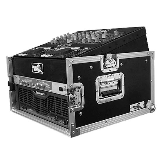 Road Ready RRM4U 10 Unit Slant Mixer Rack Plus 4U-Cannon Sound And Light