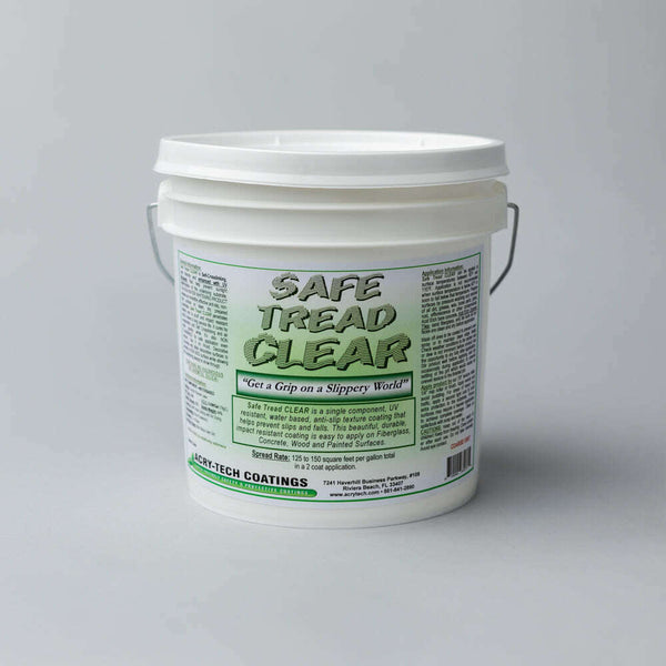 Safe Tread Anti Slip Coating – Clear 'Coarse Grit' 1 Gallon - (3.8L)