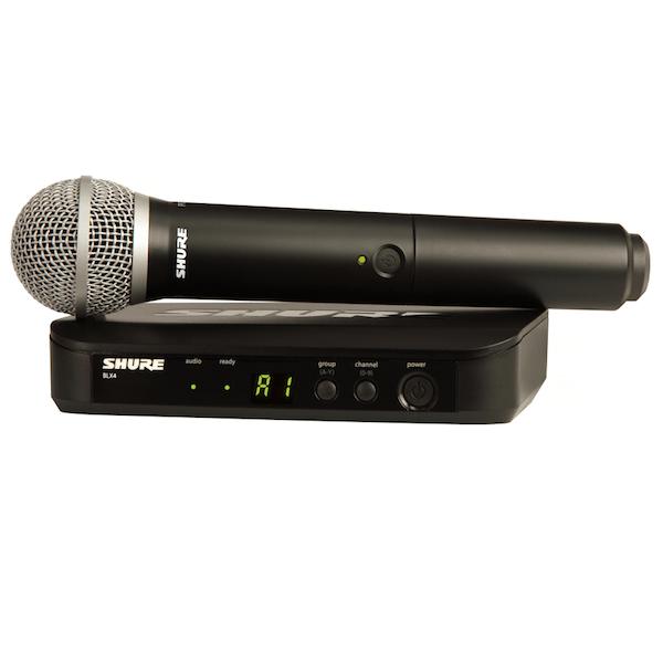 Shure BLX24/PG58 Handheld Wireless System (662-686MHz)-Cannon Sound And Light