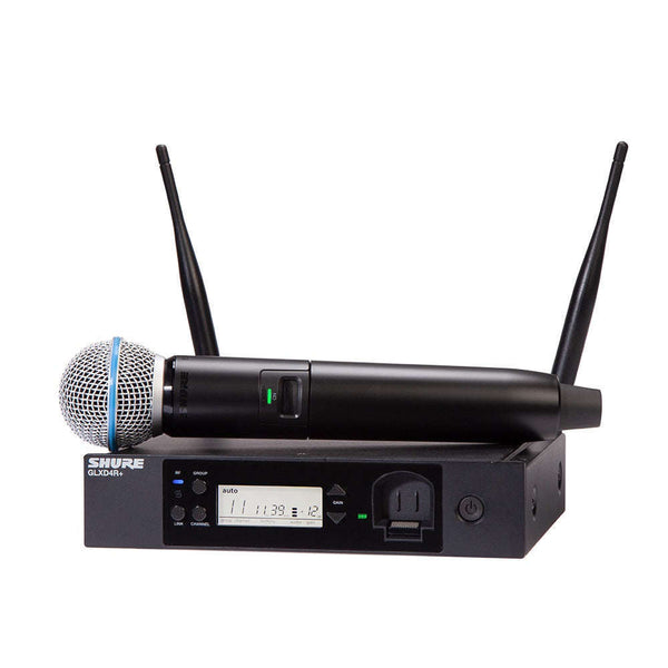 Shure GLXD24R+/BETA58A Handheld Digital Half-Rack Wireless System