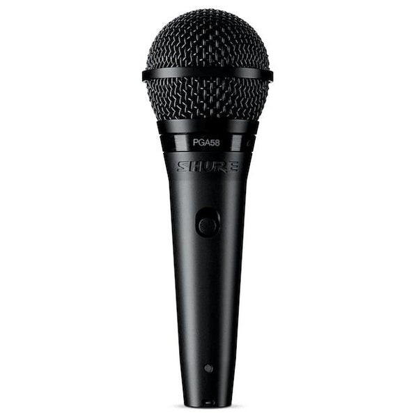 Shure PGA58 Cardioid Dynamic Vocal Microphone with Cable-Cannon Sound And Light