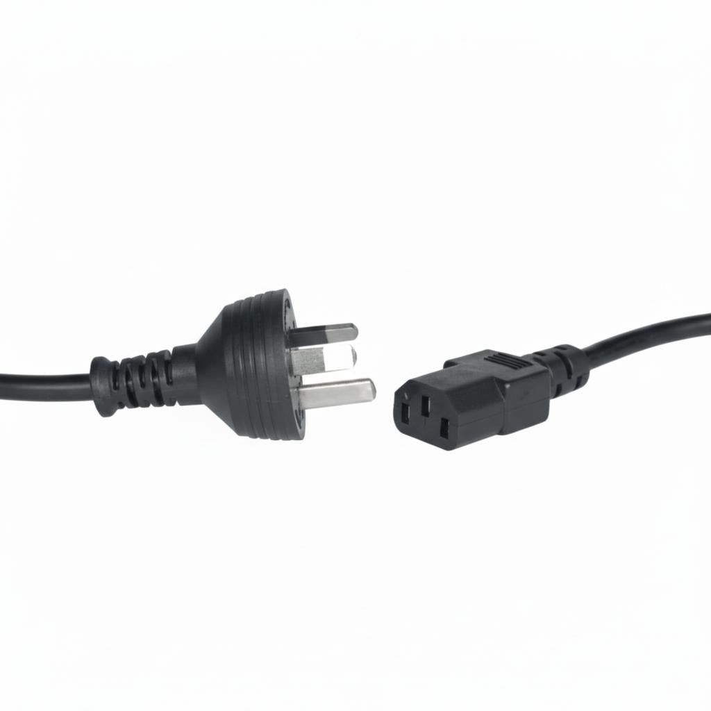 Straight IEC-C13 Female Socket to 3-pin 240V Male Plug Power Cable-Cannon Sound And Light