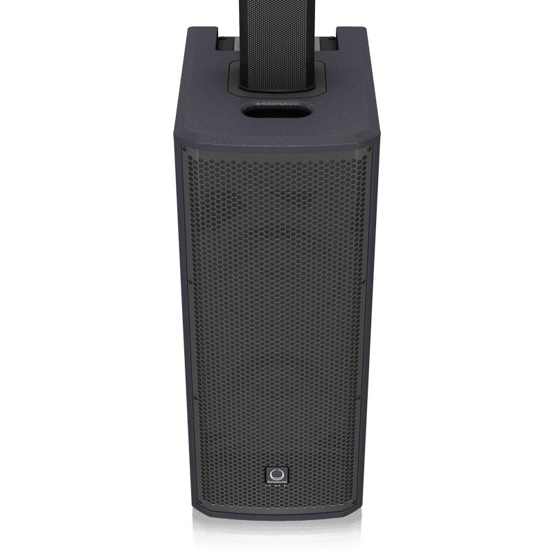 Turbosound iNSPIRE iP1000 V2 1,000W Powered Column Loudspeaker w/ Dual 8" Subwoofer & 9 Neodym Drivers-Cannon Sound And Light