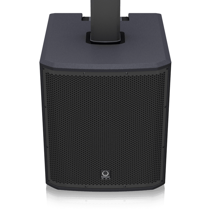 Turbosound iNSPIRE iP2000 V2 1,000W Powered Column Loudspeaker w/ 12" Subwoofer & 16 Neo Drivers