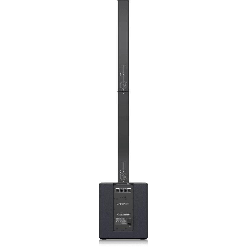Turbosound iNSPIRE iP2000 V2 1,000W Powered Column Loudspeaker w/ 12" Subwoofer & 16 Neo Drivers-Cannon Sound And Light