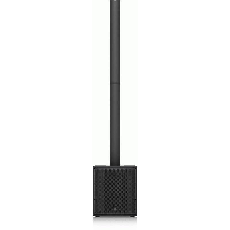 Turbosound iNSPIRE iP2000 V2 1,000W Powered Column Loudspeaker w/ 12" Subwoofer & 16 Neo Drivers-Cannon Sound And Light