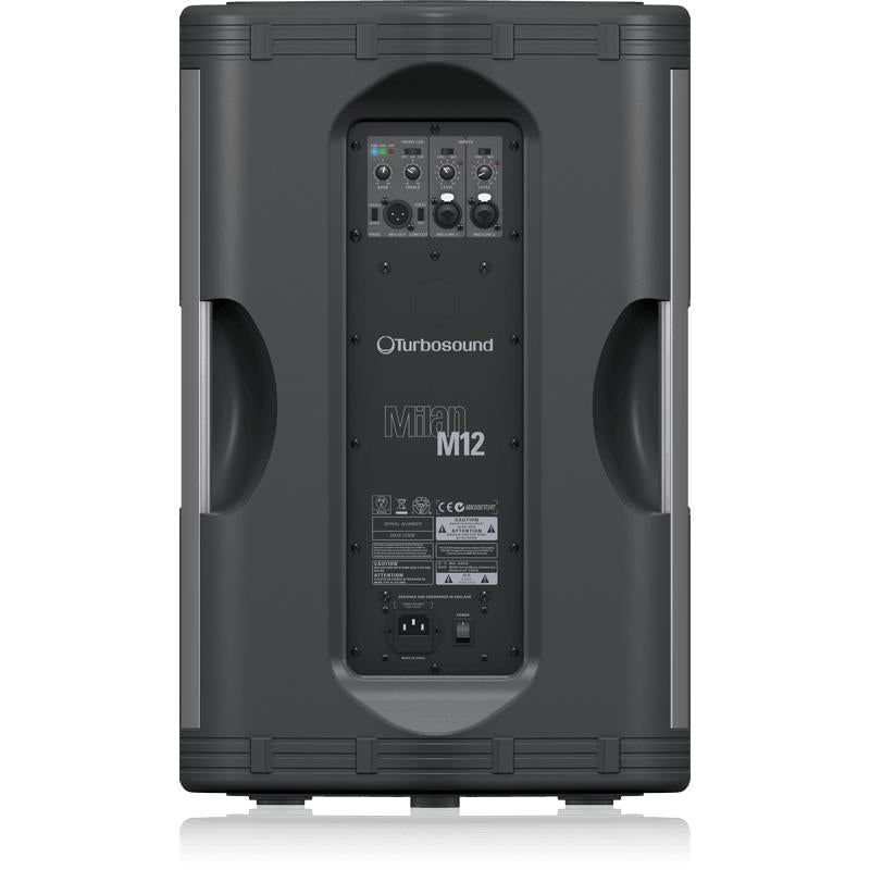 Turbosound Milan M12 1100-Watt Powered 12" Loudspeaker-Cannon Sound And Light
