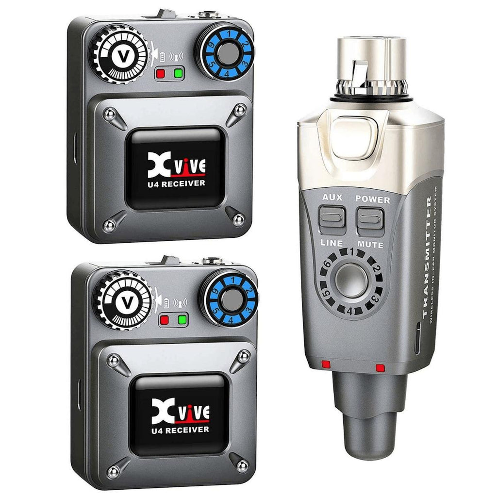 Xvive U4 In-Ear Monitor Wireless System-Cannon Sound And Light