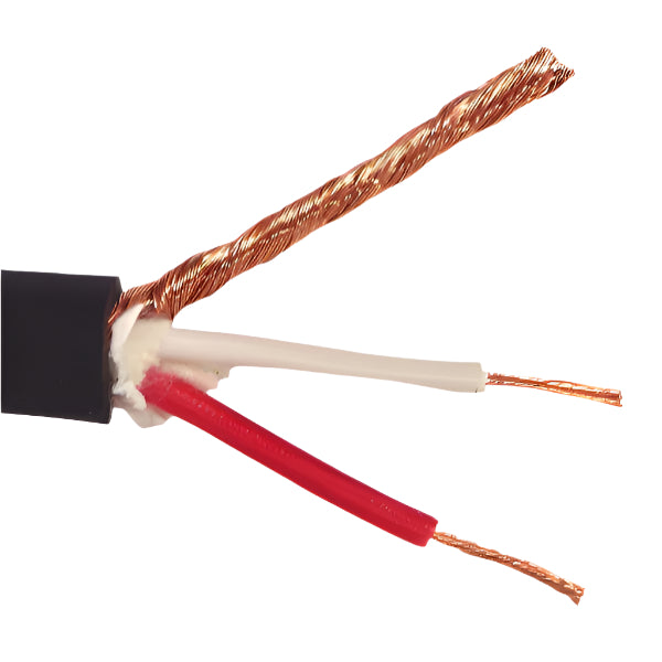 100 Metre Roll of EWI BCB-2067S 6.05mm OD 2 Core Microphone Cable w/ 20 EWI XLR Connectors
