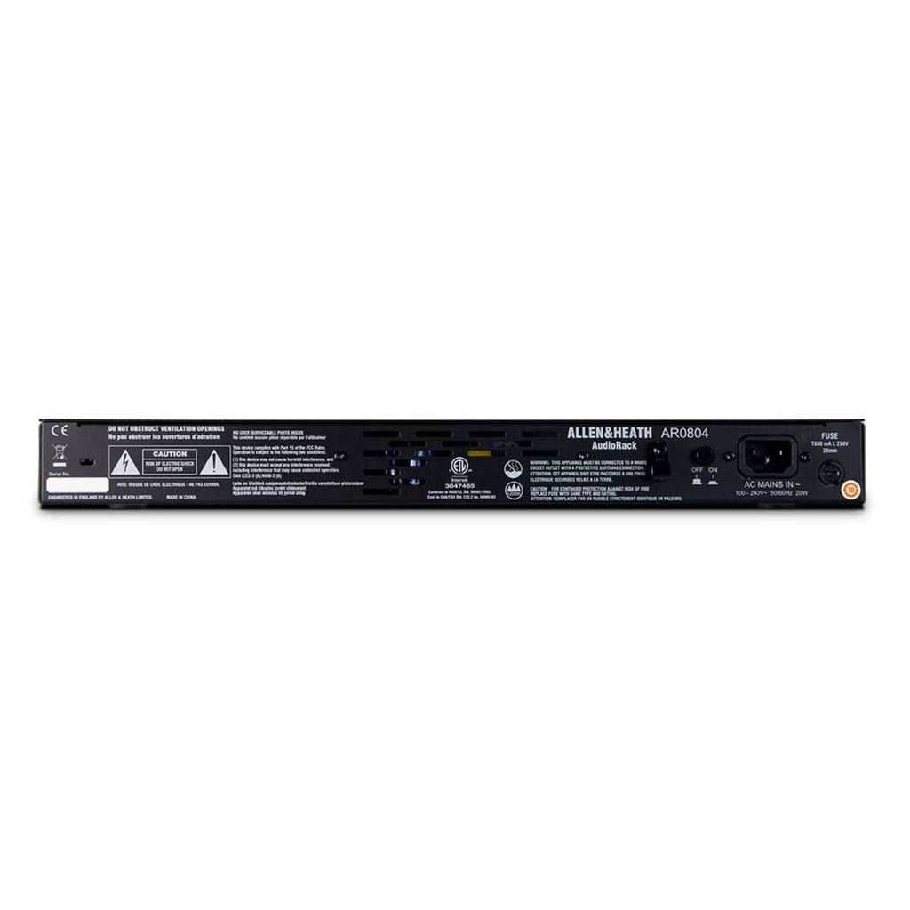 Allen & Heath AR0804 8 XLR Input and 4 XLR Output Audio Rack/Stage Box for Qu