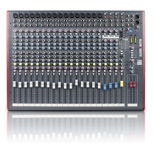 Allen & Heath ZED22FX 16 Mono + 3 Stereo Input Mixer with 3-band Mid-Sweep EQ & Effects