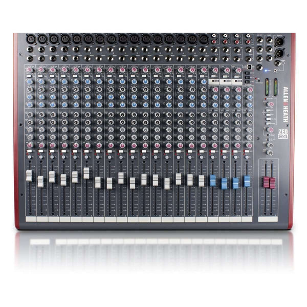 Allen & Heath ZED24 16 mono/4 stereo ins  4 aux  3-band mid-sweep EQ  LR  USB IO