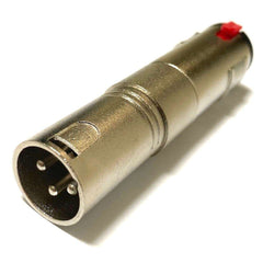Australian Monitor 6.35mm TRS Jack Socket To Male XLR Adapter - Cannon  Sound And Light
