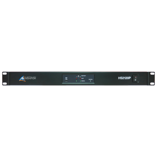 Australian Monitor HS2120P 2 x 120 watt Power Amplifier with DSP