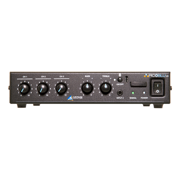 Australian Monitor PICOBLU V2 30 Watt Small Form Factor Mixer Amplifier with Bluetooth