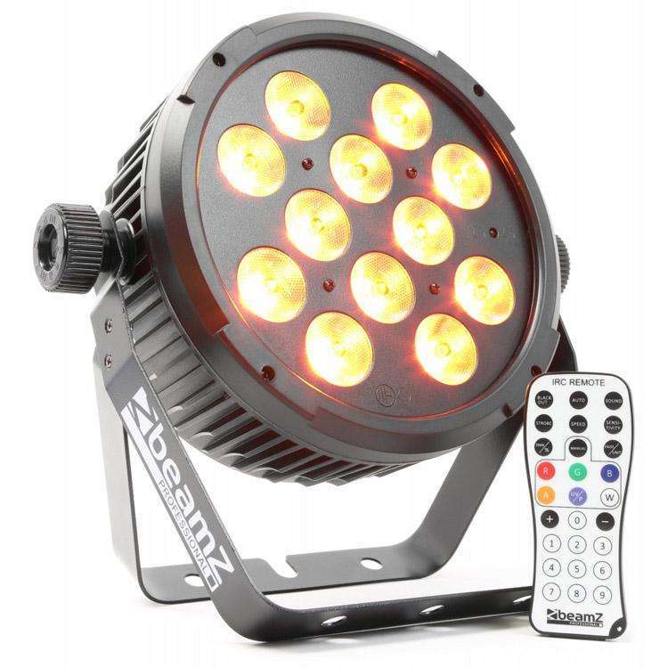 BeamZ BT300 Slimline Hex 12x 12W RGBAW-UV LED Par Can