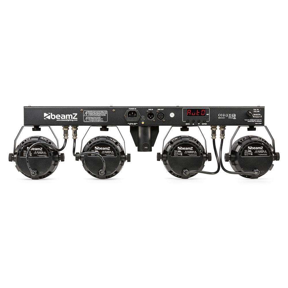 BeamZ PartyBar 3 All-In-One LED DJ Lighting System with Magic Ball