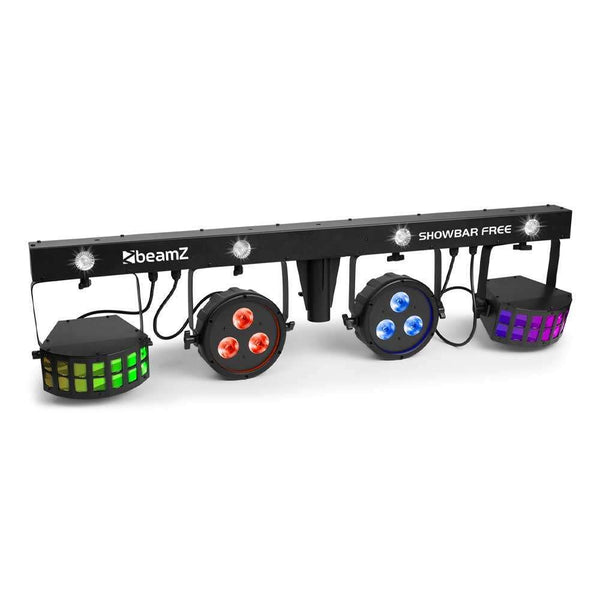 Beamz SHOWBAR FREE with 2x Par, 2x Derby and Strobe