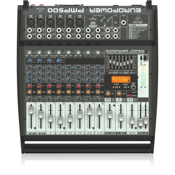 Behringer EUROPOWER PMP500 500-Watt 12-Channel Powered Mixer