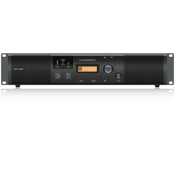 Behringer NX3000D Ultra-Lightweight 3000-Watt Class-D Power Amplifier with DSP Control