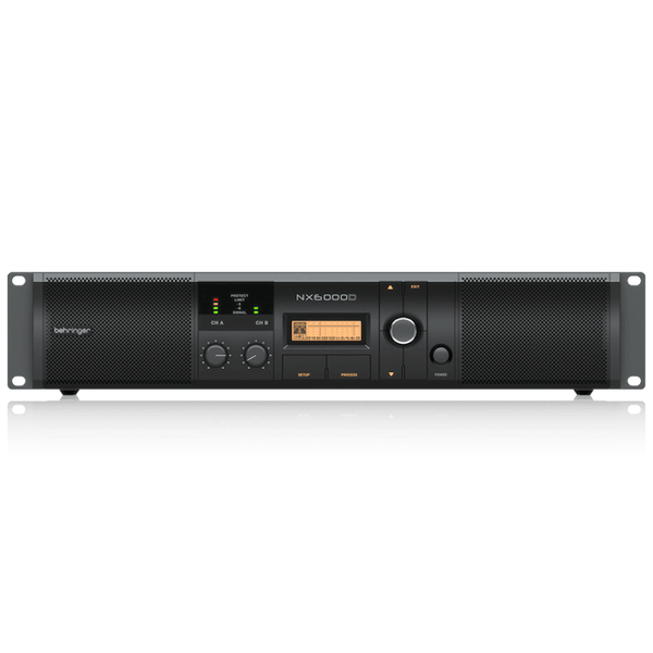Behringer NX6000D Ultra-Lightweight 6000-Watt Class-D Power Amplifier with DSP Control
