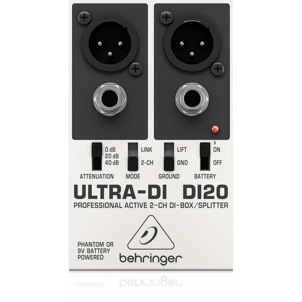 Behringer ULTRA-DI DI20 2-Channel Active DI Box