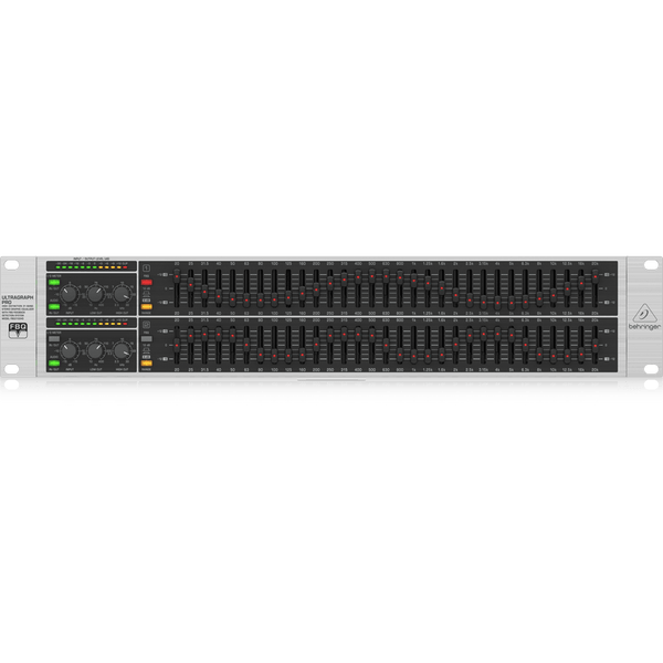Behringer ULTRAGRAPH FBQ-PRO FBQ3102HD 31-Band Stereo Graphic Equalizer w/ Feedback Detection System