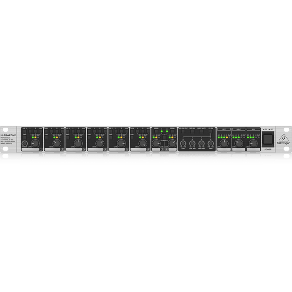 Behringer ULTRAZONE ZMX8210 V2 Professional 8-Channel 3-Bus Mic/Line Zone Mixer